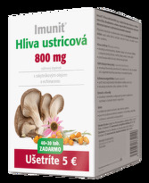 IMUNIT Hliva ustricová 800 mg s rakytníkom a echinaceou 40 + 20 kapsúl ZADARMO