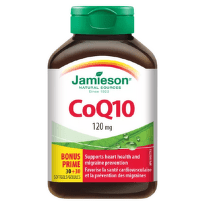 JAMIESON Koenzým Q 10 120 mg 30+30 zadarmo 60 kapsúl