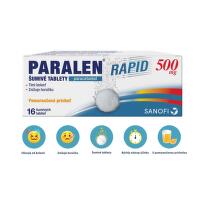 PARALEN Rapid 500 mg 16 šumivých tabliet