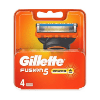 GILLETTE Fusion5 power náhradné holiace hlavice 4 ks
