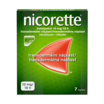 NICORETTE Invisipatch 10 mg/16 h transparentná náplasť 7 ks