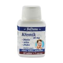 MEDPHARMA Kremík 30mg + biotín + selén + PABA 37 tabliet