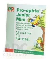 PRO-OPTHA Junior mini očné krytie 5 kusov