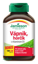 JAMIESON Vápnik, horčík s vitamínom D3 120 tabliet