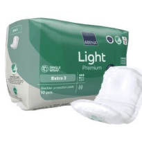 ABENA Light premium extra 3 absorpčné vložky anatomické savosť 500 ml absorpčné vložky anatomické savosť 10 ks