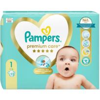PAMPERS Premium care 1 72 ks