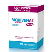 MOBIVENAL micro simple 100 + 20 tabliet ZADARMO