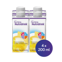 NUTRIDRINK Vanilka 4 x 200 ml