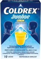 COLDREX Junior citrón 10 vrecúšok