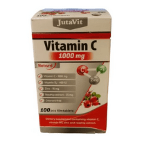 JUTAVIT Vitamín C 1000 mg + D3 400 IU + zinok 15mg s extraktom zo šípok 25 mg s postupným uvoľňovaní 100 tabliet
