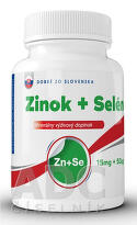 DOBRE ZO SLOVENSKA Zinok 15 mg + Selén 50 µg 30+10 tabliet zadarmo