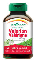 JAMIESON Valeriána 400 mg 60 tabliet