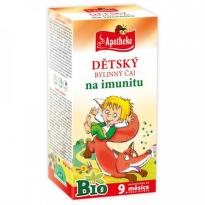 APOTHEKE BIO Detský bylinný čaj na imunitu 20 x 1,5 g