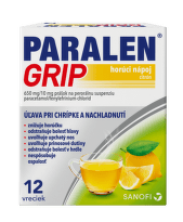 PARALEN Grip horúci nápoj citrón 12 vrecúšok