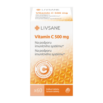 LIVSANE Vitamín C 500 mg 60 žuvacích tabliet