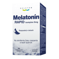 SALUTEM Melatonin rapid komplex 5mg 100 rozpustných  tabliet