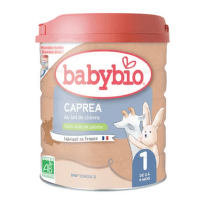 BABYBIO Caprea 1 počiatočné dojčenské bio kozie mlieko od 0 do 6 mesiacov 800 g