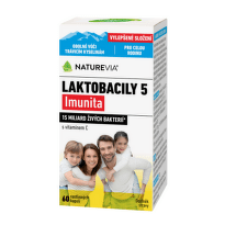 NATUREVIA Laktobacily "5" imunita s vitamínom C 60 kapsúl