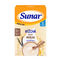 SUNAR Mliečna kaša ryžová vanilka 4+ 210 g