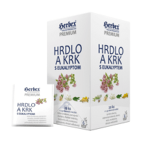 HERBEX Premium hrdlo a krk s eukalyptom 20 x 1,5 g