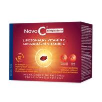 NOVO C Komplex forte lipozomálny vitamín C s vitamínom D3, zinkom, extraktom zo šípok a citrusovými 60 kapsúl