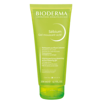 BIODERMA Sébium gel moussant actif hĺbkovo čistiaci gél na akné 200 ml