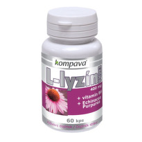 KOMPAVA L-lyzín extra 400 mg 60 kapsúl