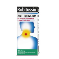 ROBITUSSIN Antitussicum sirup na suchý kašeľ 100 ml