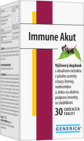 GENERICA Immune akut 30 cmúľacích tabliet