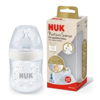 NUK Nature sense fľaša s kontrolou teploty silikónový cumlík S 150 ml