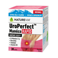 NATUREVIA Uroperfect manóza rapid prášok vo vrecúškach 30 ks