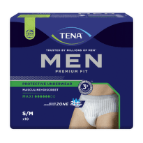 TENA Men protective underwear maxi S/M pánske naťahovacie inkontinenčné nohavičky 10 ks