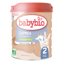 BABYBIO Caprea 2 následné dojčenské bio kozie mlieko od ukonč. 6. do 12 mesiacov 800 g