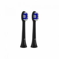 TRUELIFE Sonicbrush compact heads black whiten náhradné hlavice pre sonickú zubnú kefku 2 ks