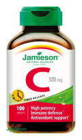 JAMIESON Vitamín C 500 mg s postupným uvoľňovaním 100 tabliet