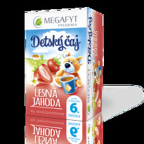 MEGAFYT Detský čaj lesná jahoda 20 x 2 g