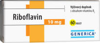 GENERICA Riboflavin 10 mg 60 tabliet
