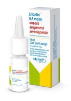 LIVOSTIN 0,5 mg/ ml nosový sprej 10 ml