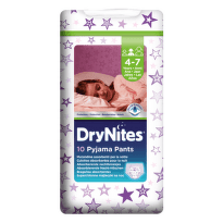 HUGGIES DryNites medium pre dievčatá 4-7 rokov 10 kusov