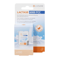 LIVSANE Laktázové tablety 6000 FCC 100 tabliet