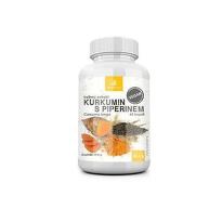 ALLNATURE Kurkumín s piperínom bylinný extrakt 60 kapsúl