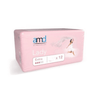 AMD Lady extra inkontinenčné vložky pre ženy 28,5 x 10,8 cm nasiakavosť 350 ml 12 ks