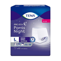 TENA Pants night super L naťahovacie inkontinenčné nohavičky na noc 10 ks