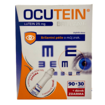 OCUTEIN Brillant Lutein 25 mg 90 + 30 tabliet ZADARMO