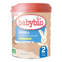 BABYBIO Primea 2 následné dojčenské bio mlieko od ukonč. 6. do 12 mesiacov 800 g
