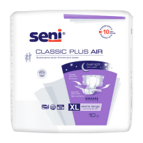 SENI Classic plus air extra large XL plienkové nohavičky obvod pása 130 -170 cm 10 ks