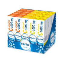 REVITAL Vitamín C 1000 mg šumivý mix box 2 príchute set