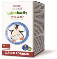 SWISS Imunit lactobacily junior + vitamín D3 60 tabliet + 12 ZADARMO