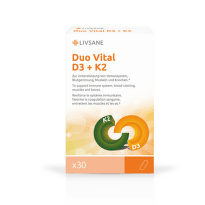 LIVSANE Duo vital D3 + K2 30 kapsúl