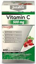 JUTAVIT Vitamín C 500 mg + D3 400 IU + zinok 15 mg s extraktom so šípok 100 tabliet